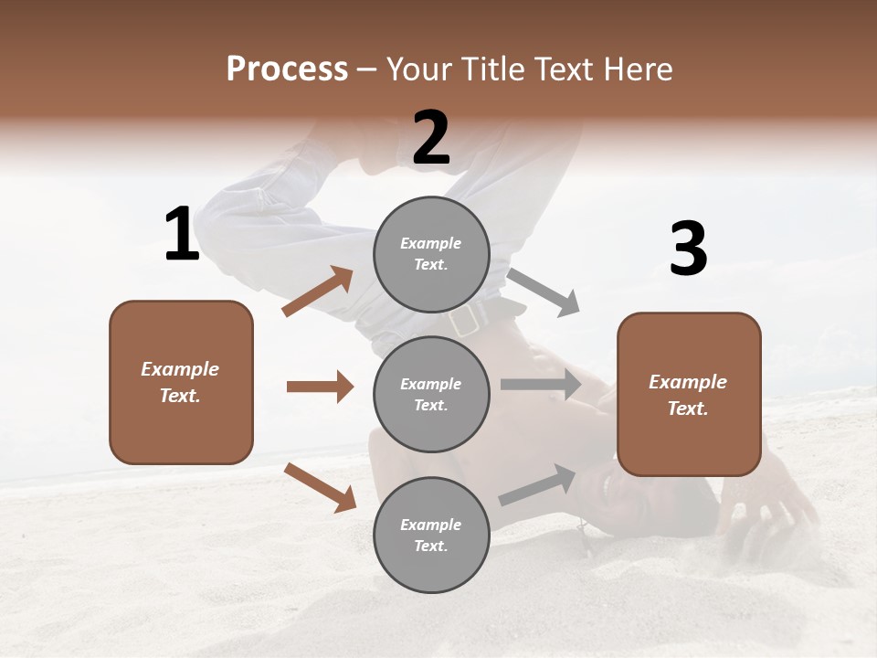 Sand Human Strength PowerPoint Template
