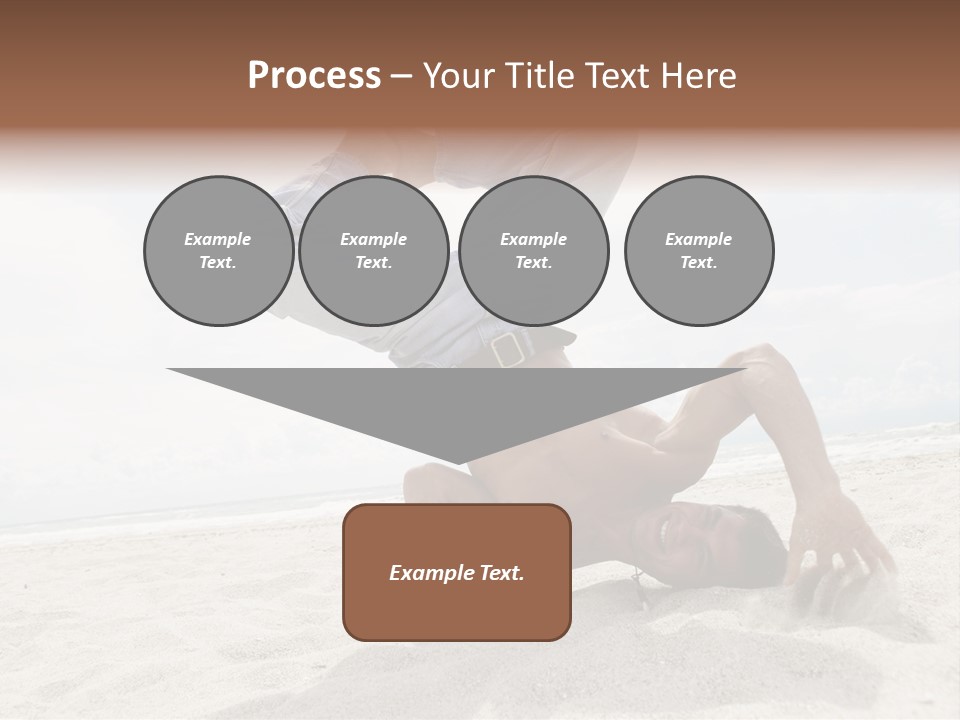 Sand Human Strength PowerPoint Template