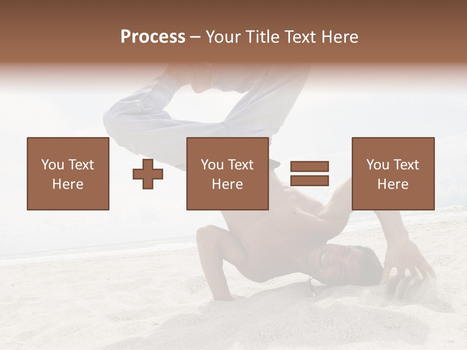 Sand Human Strength PowerPoint Template