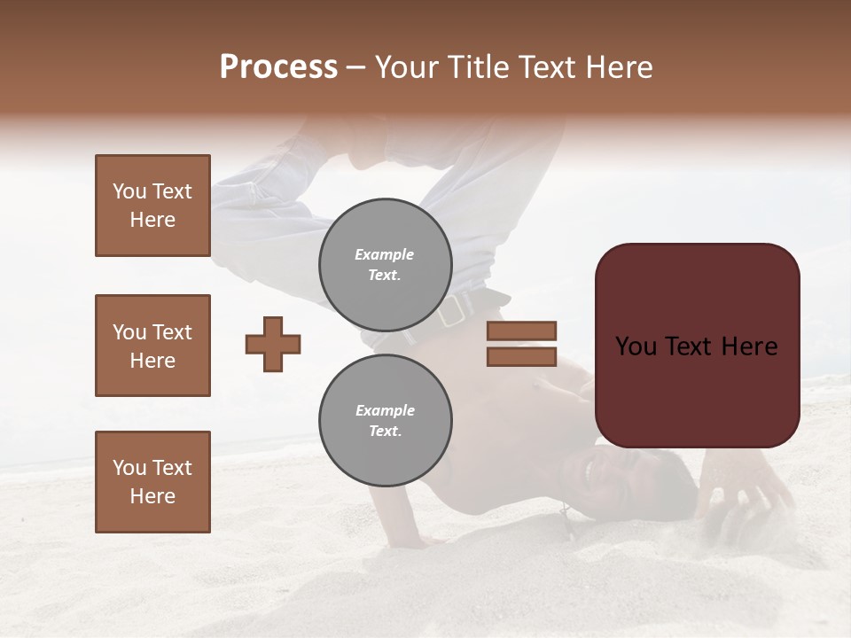 Sand Human Strength PowerPoint Template