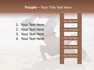 Sand Human Strength PowerPoint Template
