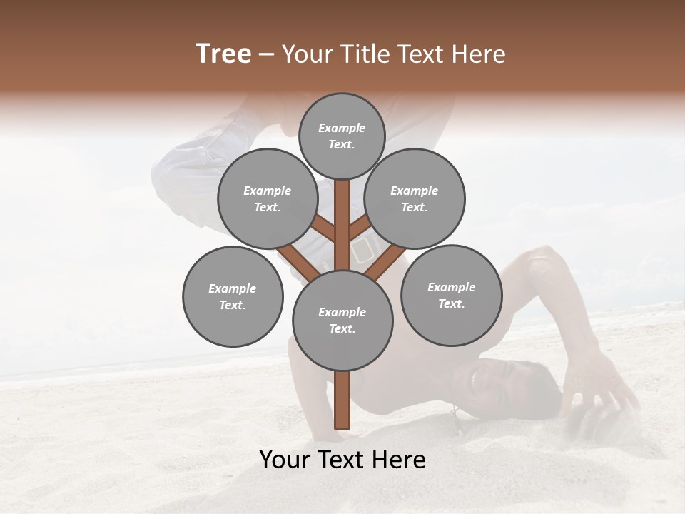 Sand Human Strength PowerPoint Template