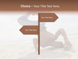 Sand Human Strength PowerPoint Template