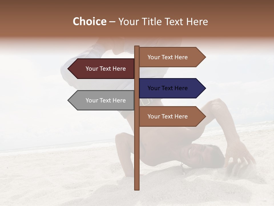 Sand Human Strength PowerPoint Template