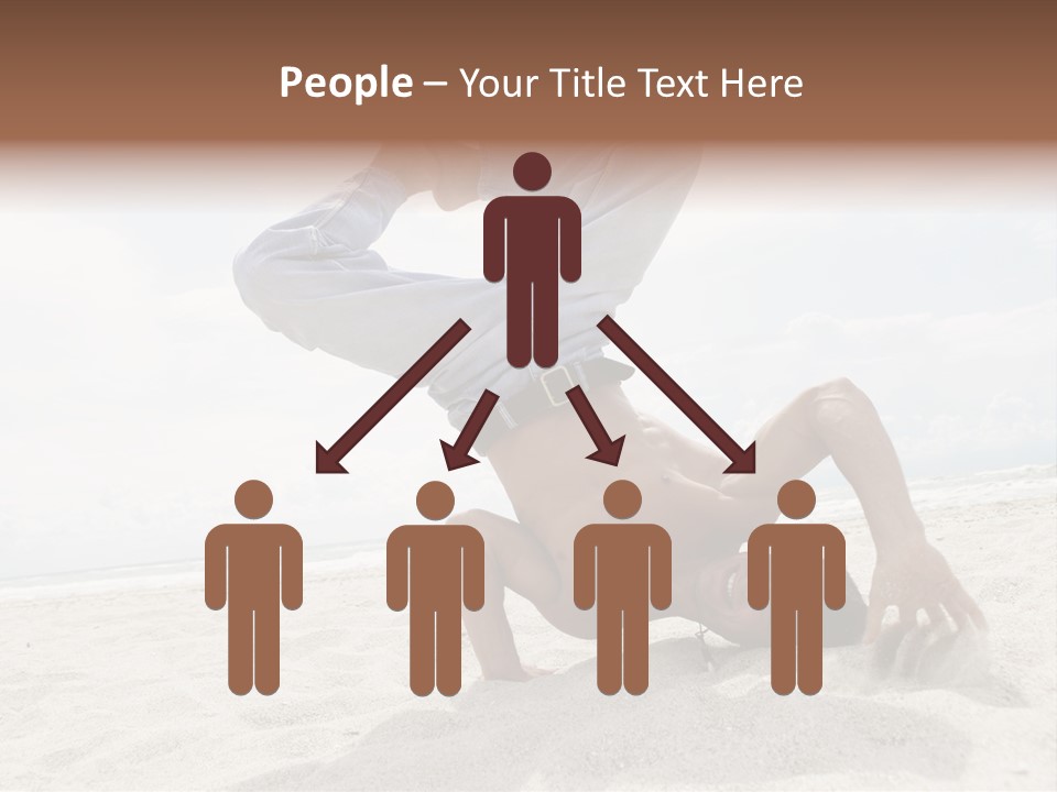 Sand Human Strength PowerPoint Template