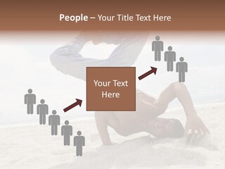 Sand Human Strength PowerPoint Template