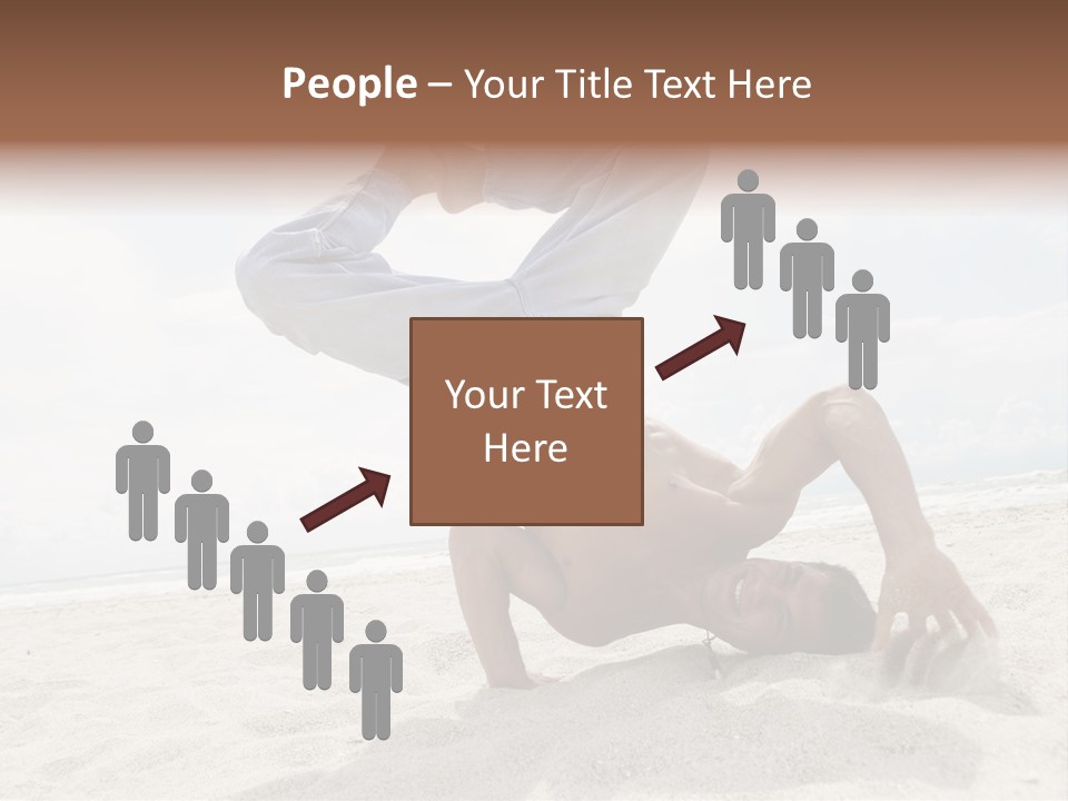 Sand Human Strength PowerPoint Template