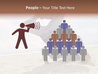 Sand Human Strength PowerPoint Template