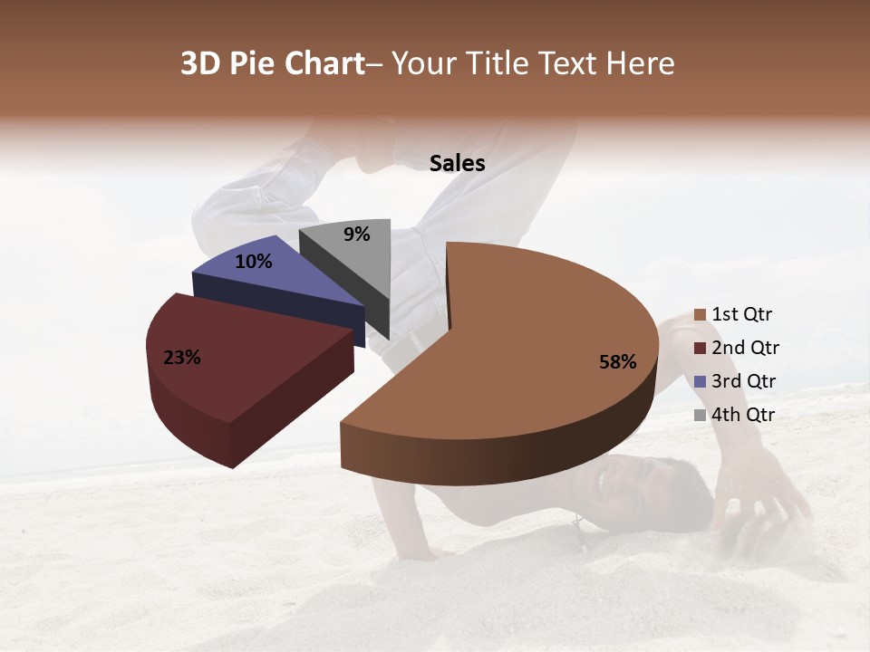 Sand Human Strength PowerPoint Template