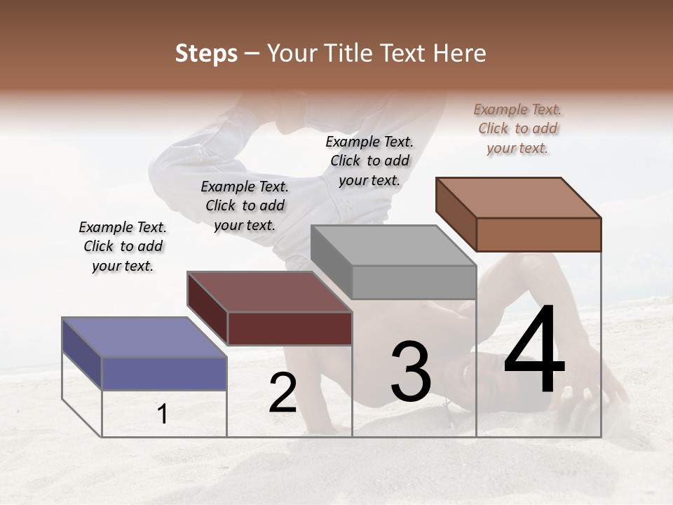 Sand Human Strength PowerPoint Template