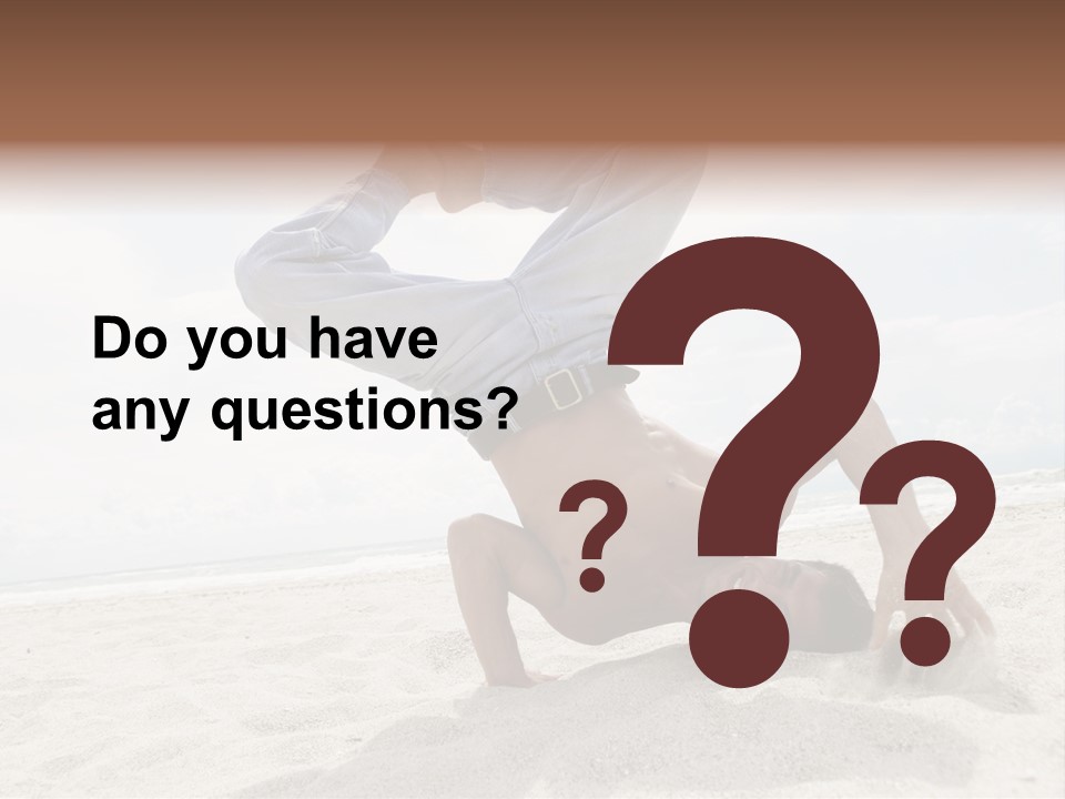 Sand Human Strength PowerPoint Template
