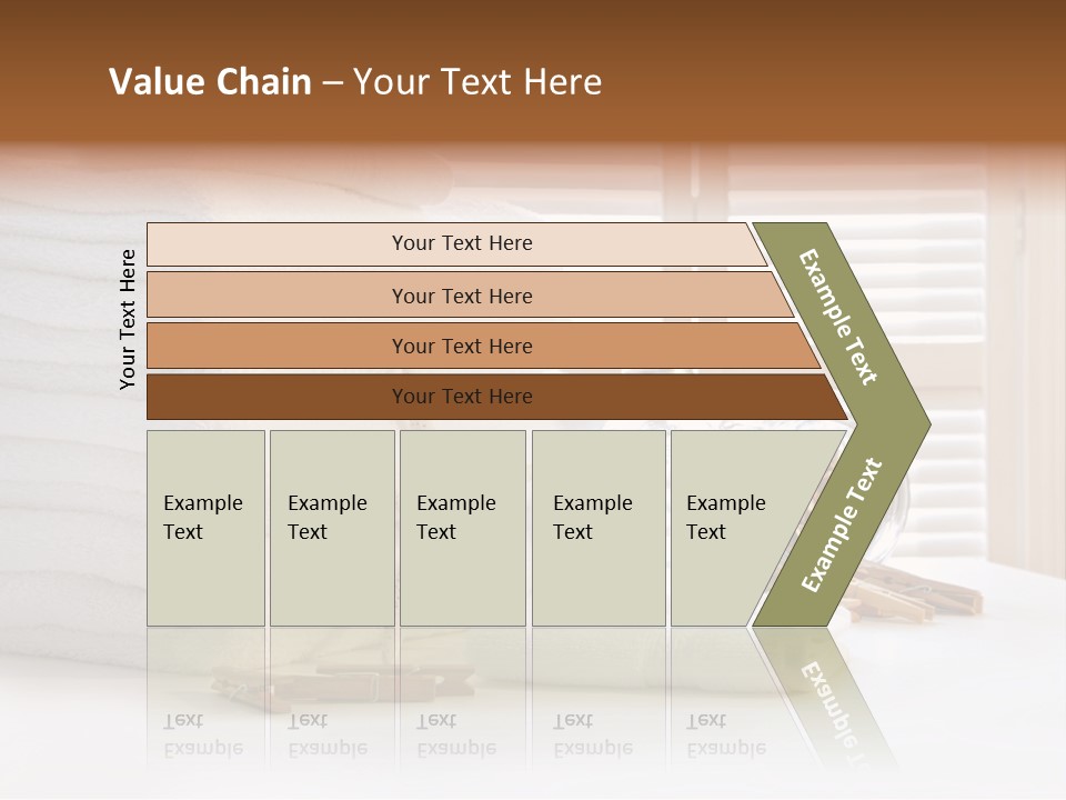 Basket Pins Clothes PowerPoint Template
