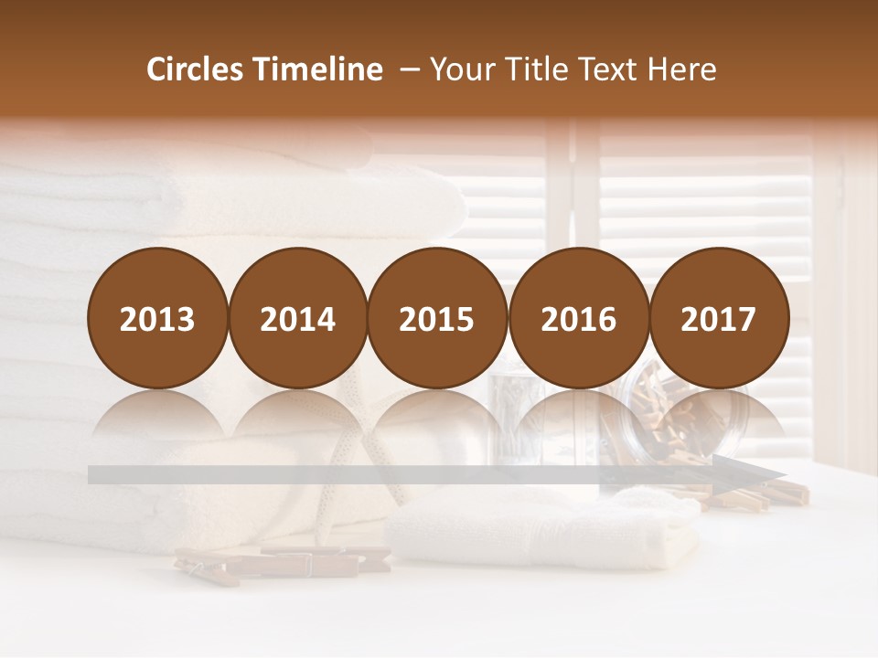 Basket Pins Clothes PowerPoint Template