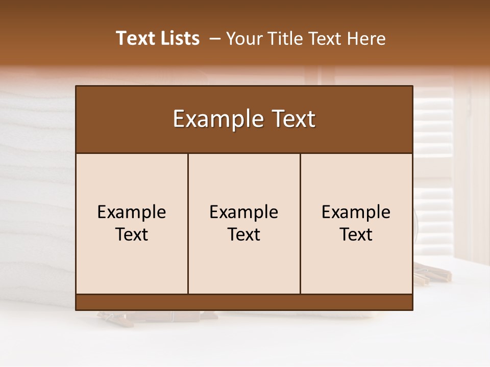 Basket Pins Clothes PowerPoint Template