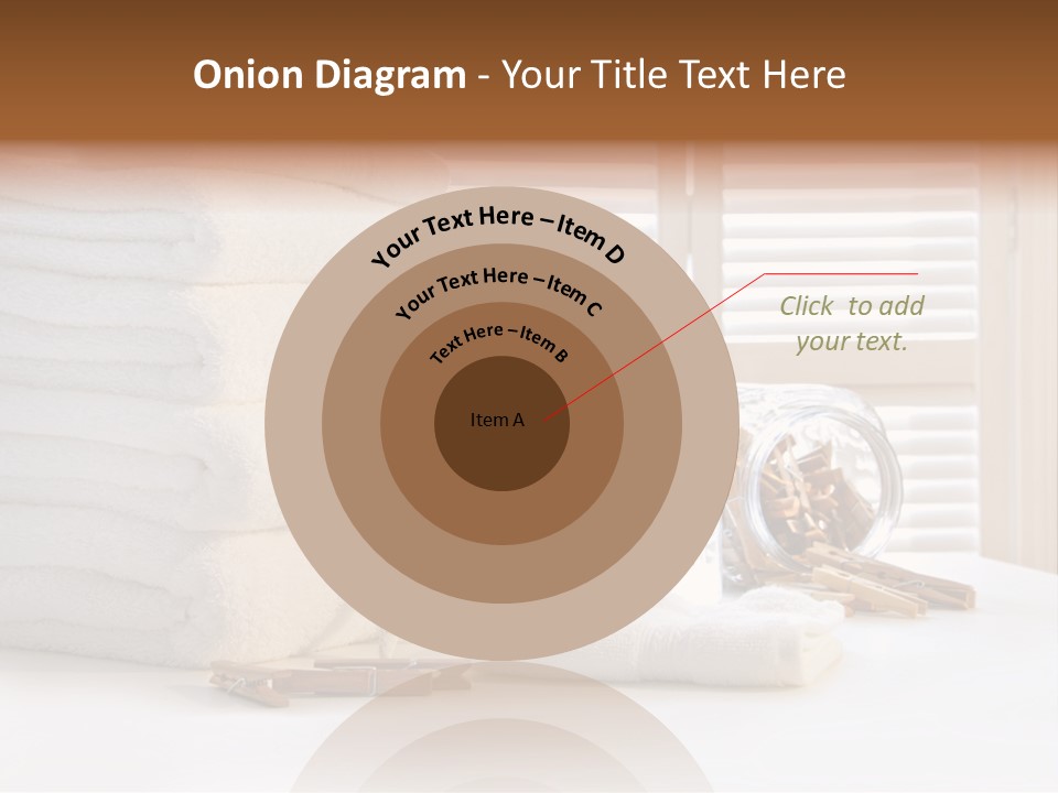 Basket Pins Clothes PowerPoint Template