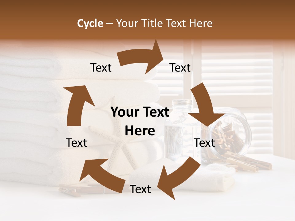 Basket Pins Clothes PowerPoint Template