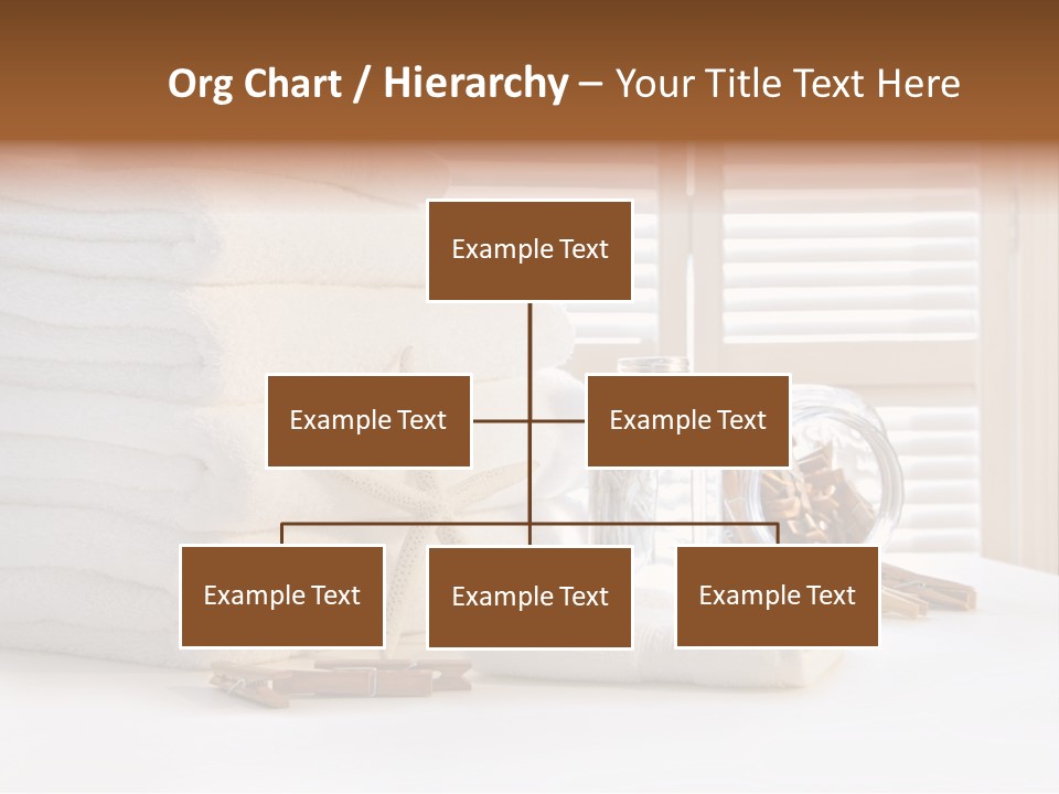 Basket Pins Clothes PowerPoint Template