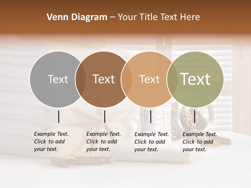 Basket Pins Clothes PowerPoint Template