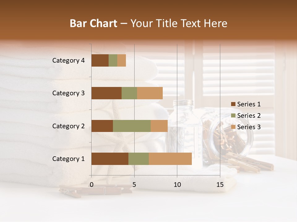 Basket Pins Clothes PowerPoint Template