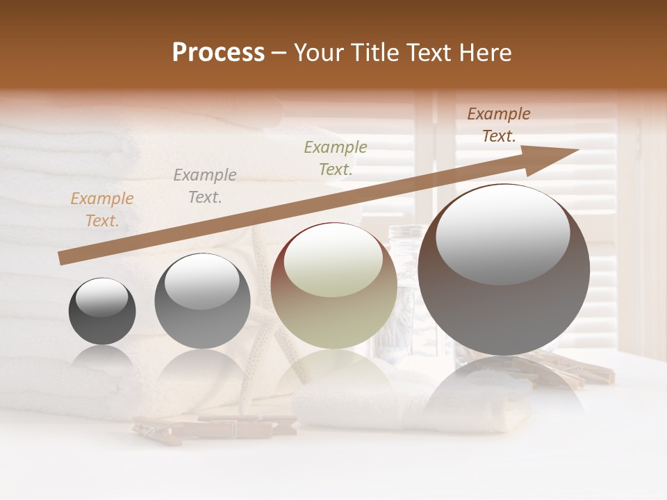 Basket Pins Clothes PowerPoint Template