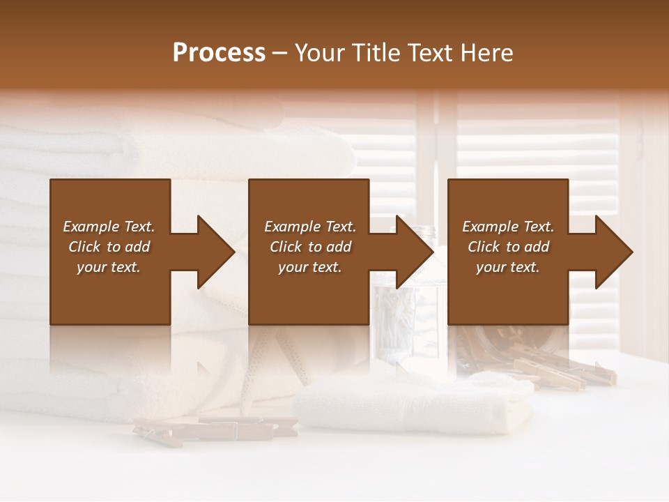 Basket Pins Clothes PowerPoint Template