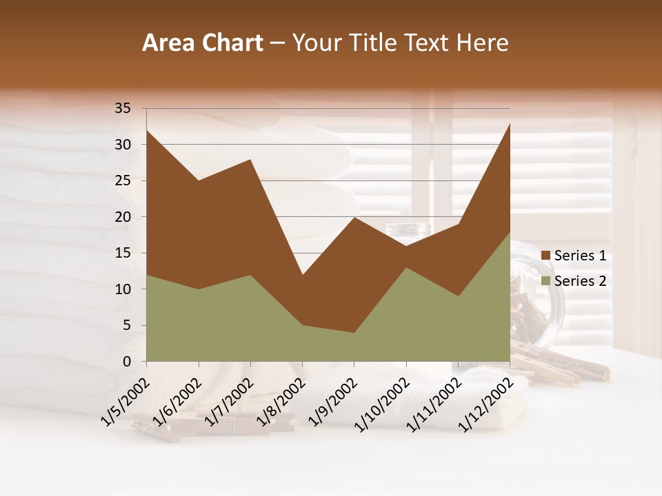 Basket Pins Clothes PowerPoint Template