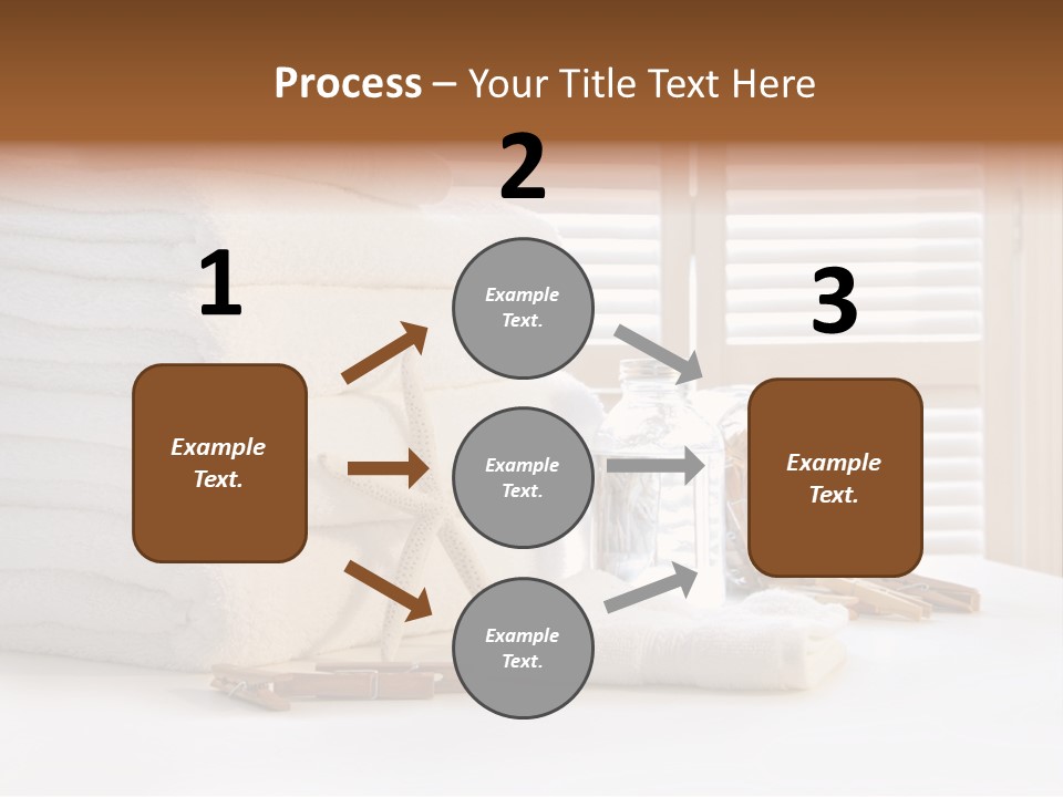 Basket Pins Clothes PowerPoint Template