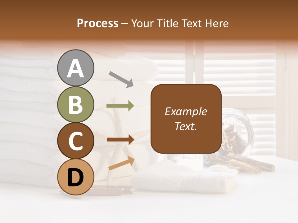 Basket Pins Clothes PowerPoint Template