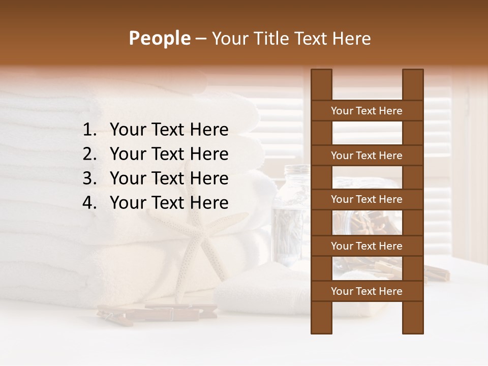 Basket Pins Clothes PowerPoint Template