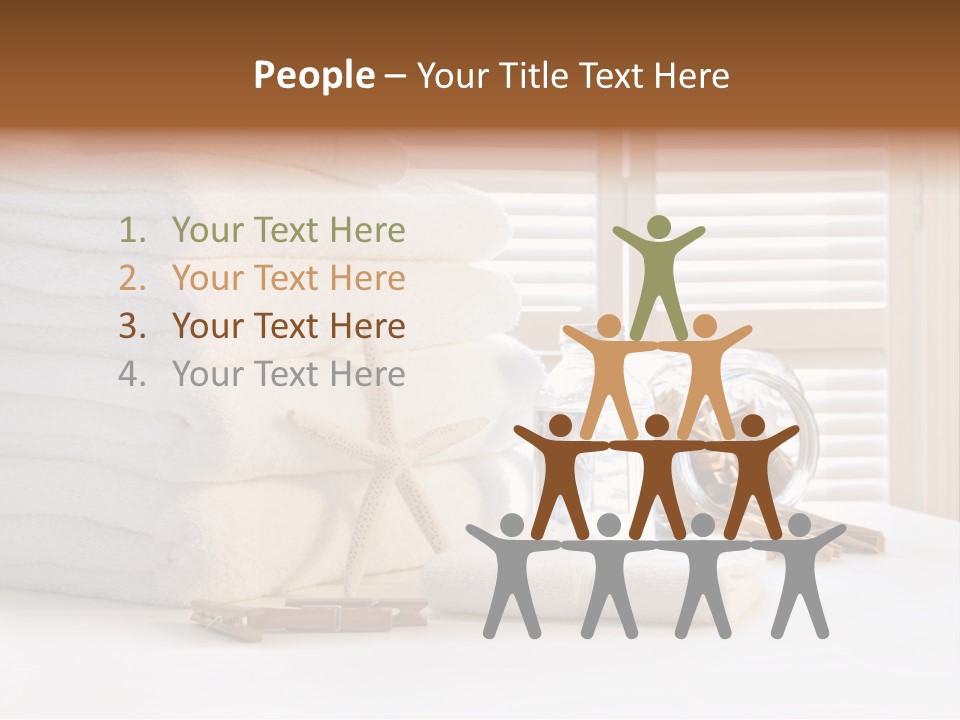 Basket Pins Clothes PowerPoint Template