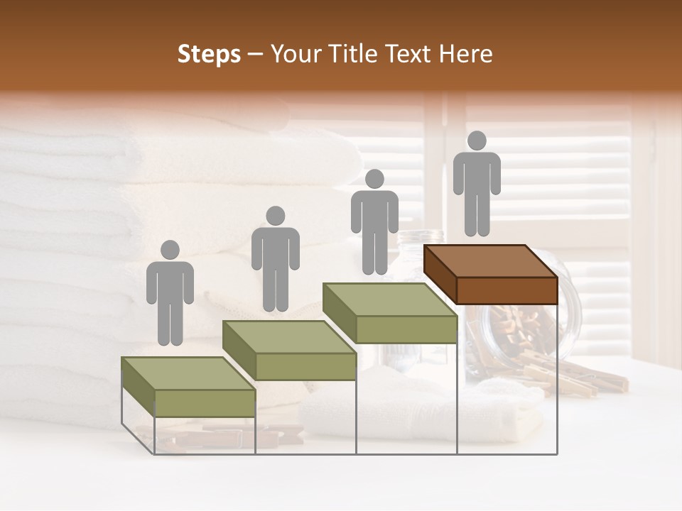 Basket Pins Clothes PowerPoint Template