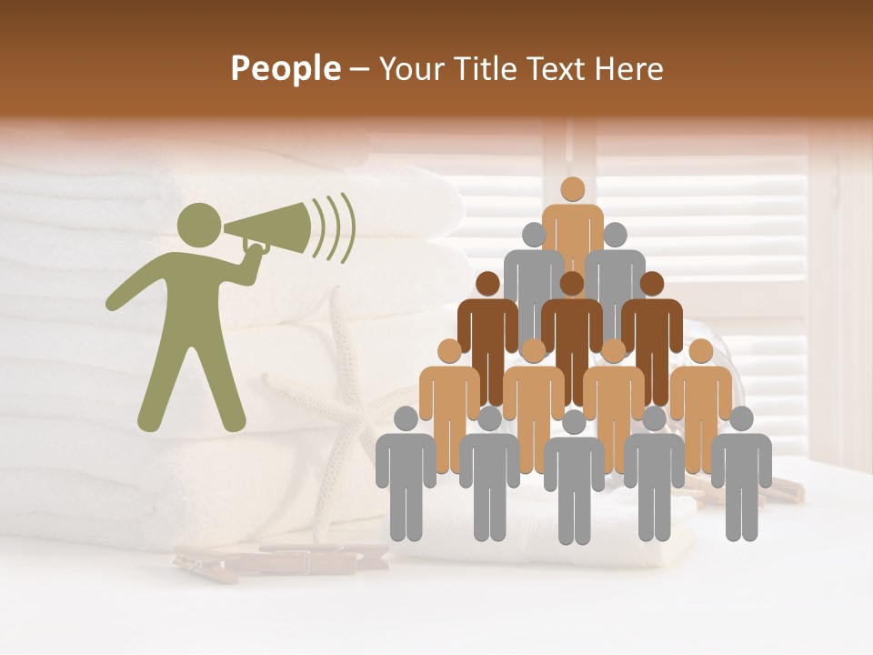 Basket Pins Clothes PowerPoint Template