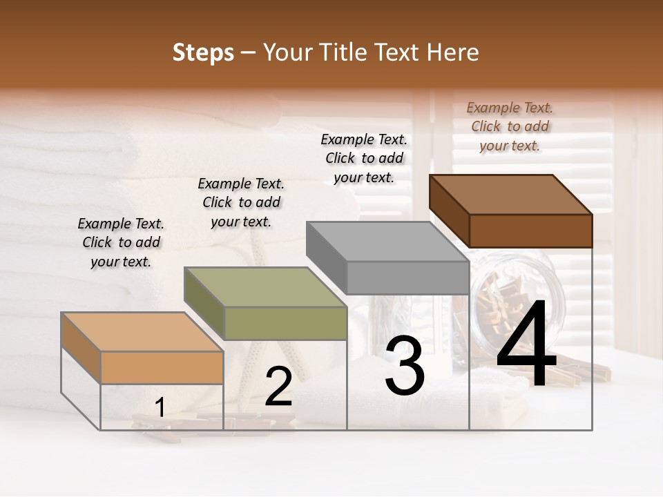Basket Pins Clothes PowerPoint Template