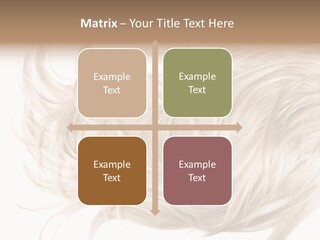 Wavy Lock Hairdresser PowerPoint Template