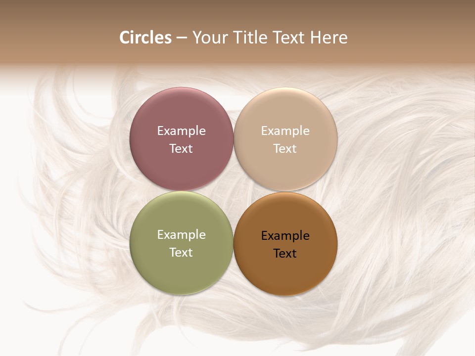 Wavy Lock Hairdresser PowerPoint Template