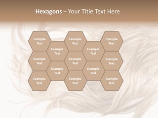 Wavy Lock Hairdresser PowerPoint Template