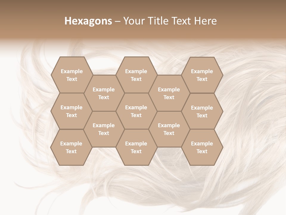 Wavy Lock Hairdresser PowerPoint Template