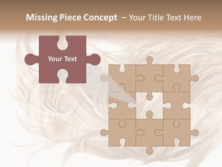 Wavy Lock Hairdresser PowerPoint Template