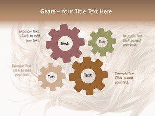 Wavy Lock Hairdresser PowerPoint Template
