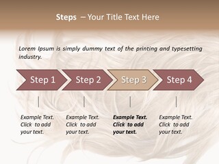 Wavy Lock Hairdresser PowerPoint Template