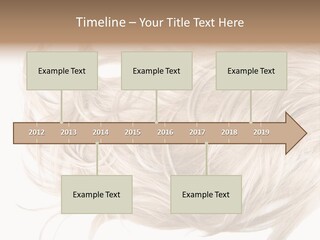 Wavy Lock Hairdresser PowerPoint Template