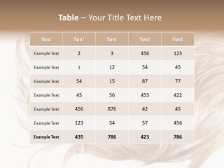 Wavy Lock Hairdresser PowerPoint Template