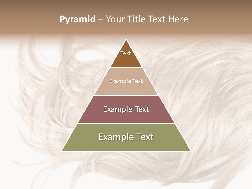 Wavy Lock Hairdresser PowerPoint Template