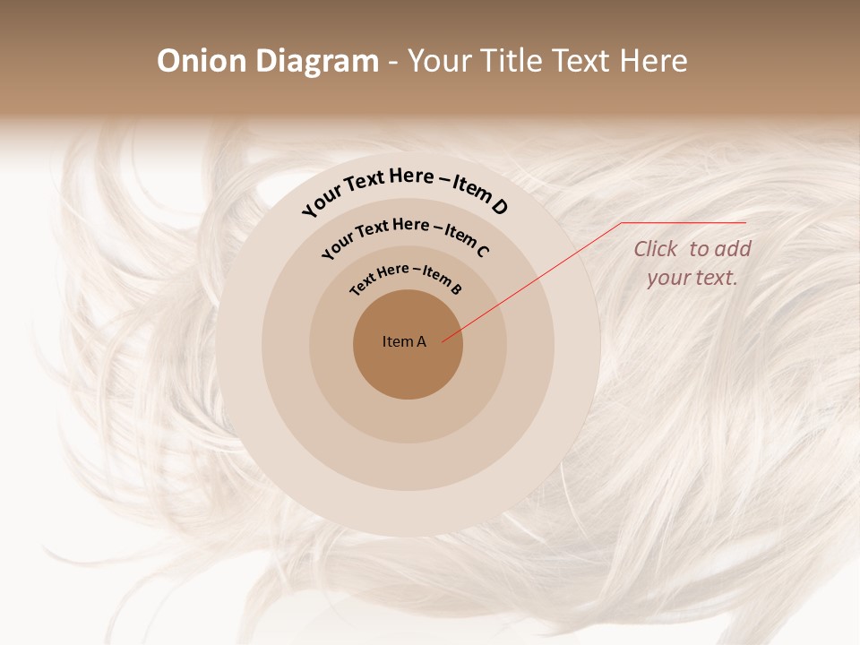 Wavy Lock Hairdresser PowerPoint Template