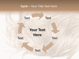 Wavy Lock Hairdresser PowerPoint Template