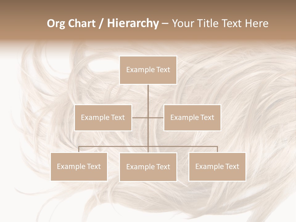 Wavy Lock Hairdresser PowerPoint Template