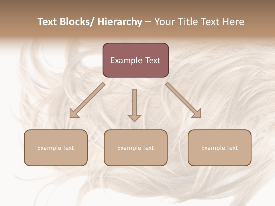 Wavy Lock Hairdresser PowerPoint Template