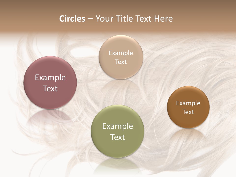 Wavy Lock Hairdresser PowerPoint Template