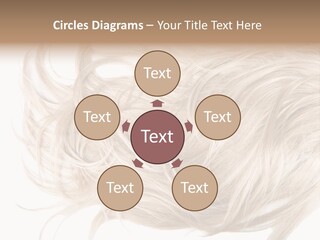 Wavy Lock Hairdresser PowerPoint Template
