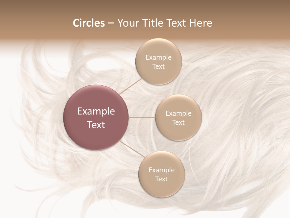 Wavy Lock Hairdresser PowerPoint Template